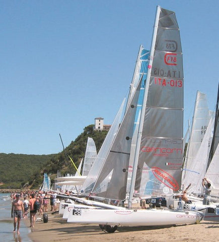 foiling viper catamaran