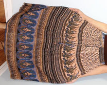 Load image into Gallery viewer, Broomstick Skirt ! Ethnic Print Crinkle Rayon ! One Size, Fits Most ! Peasant Boho !!