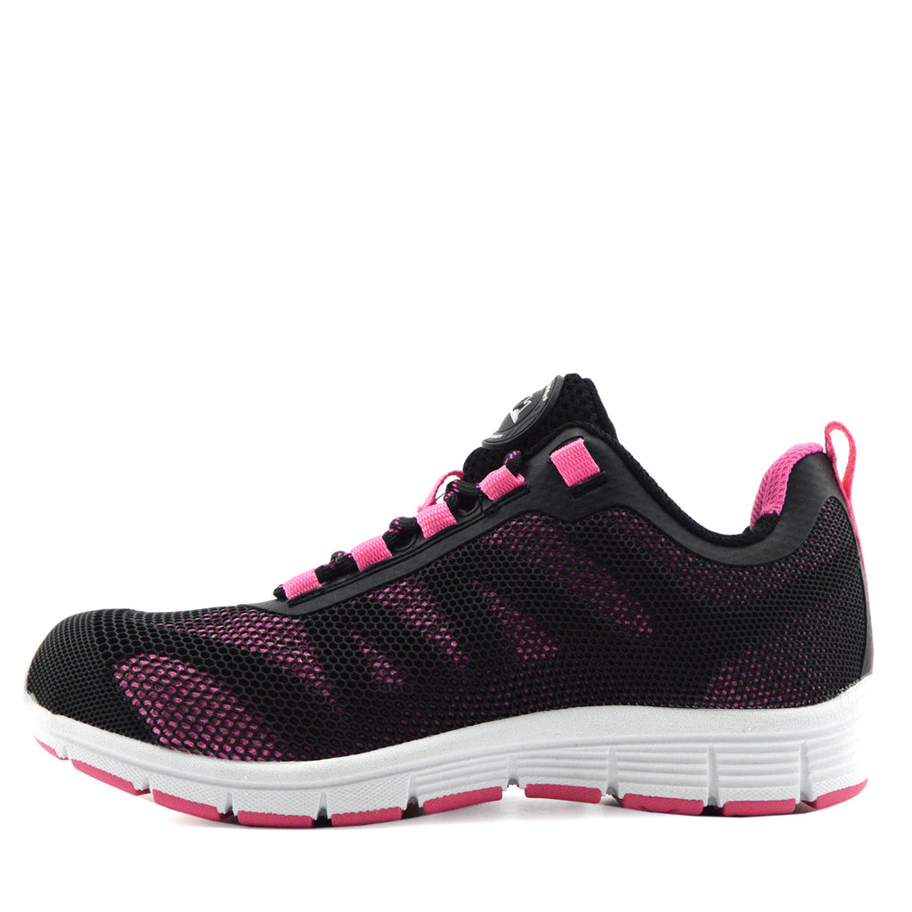 pink safety trainers