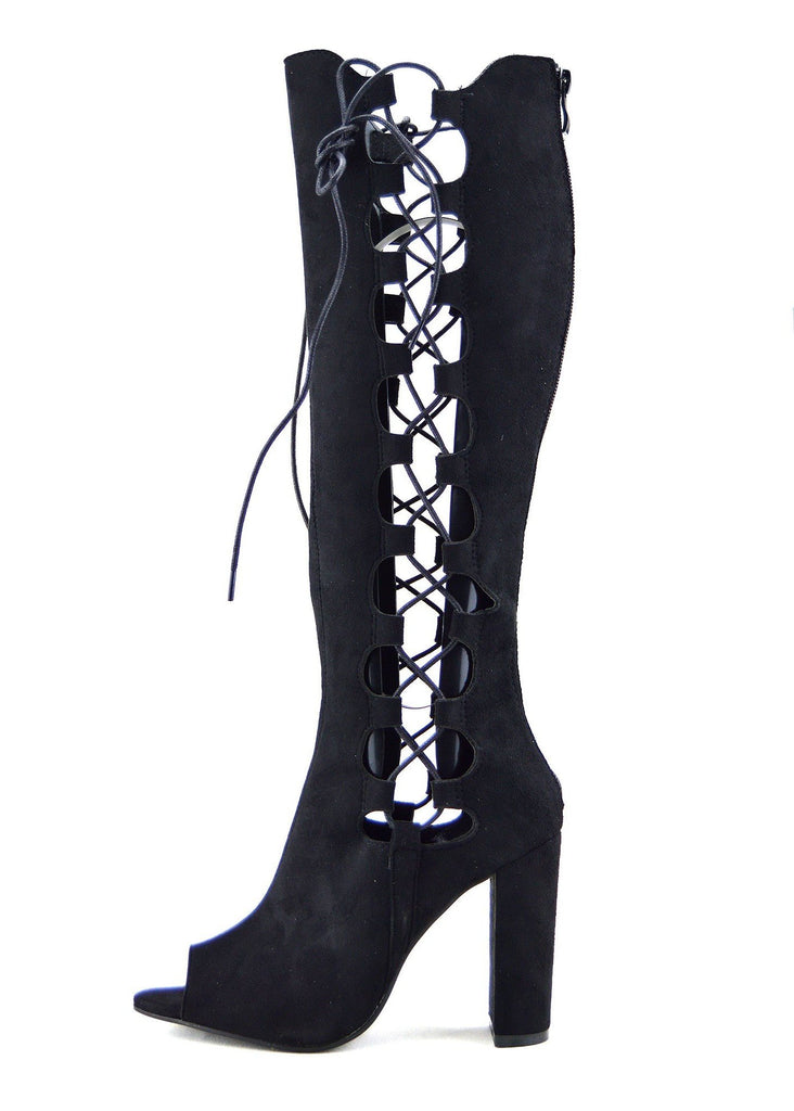 cheap peep toe boots