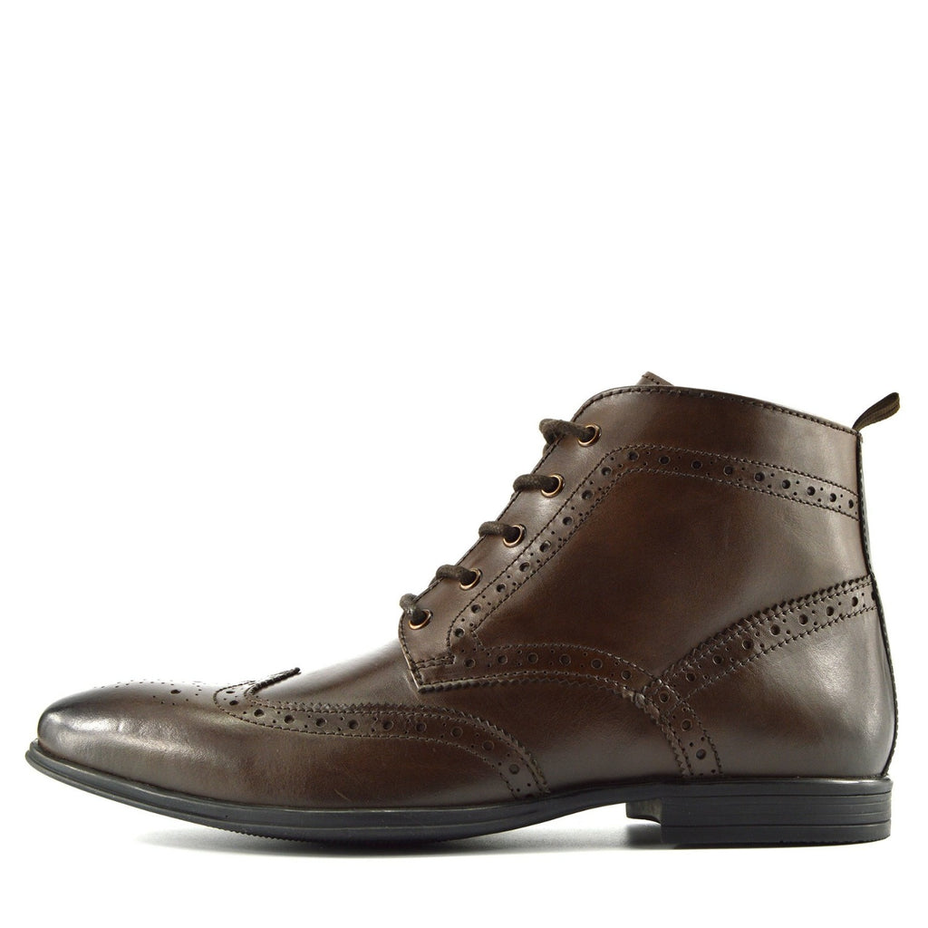 brogue ankle boots mens