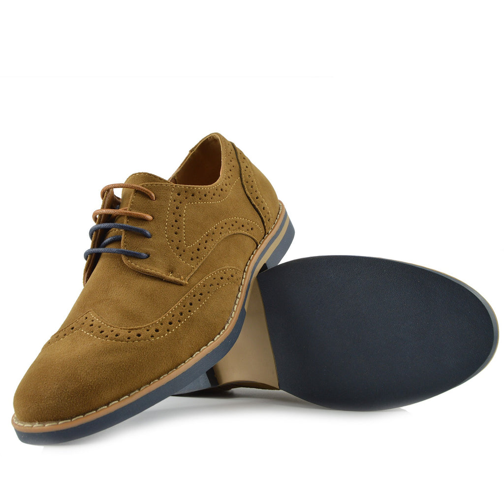 mens suede brogues