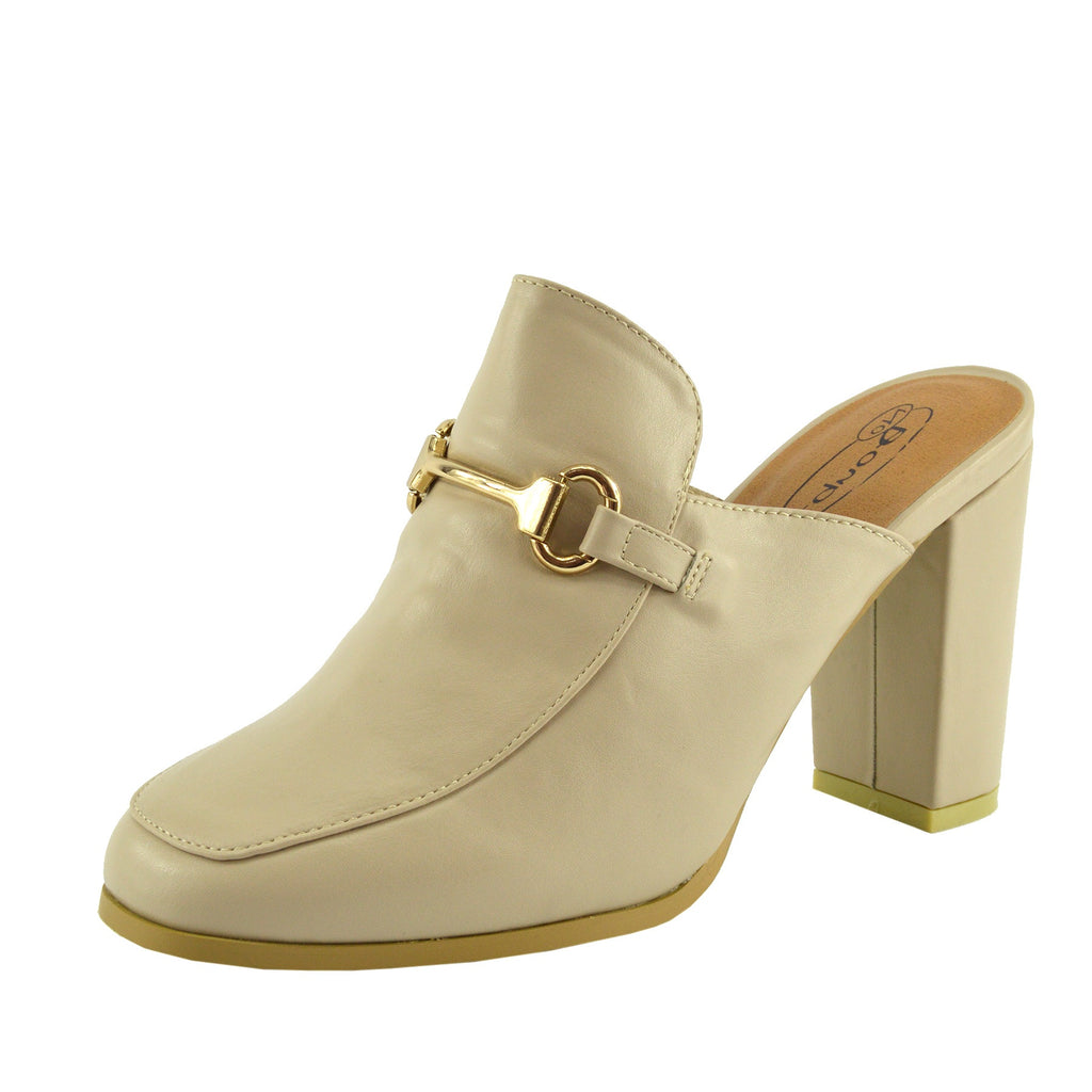 slip on clogs with heel