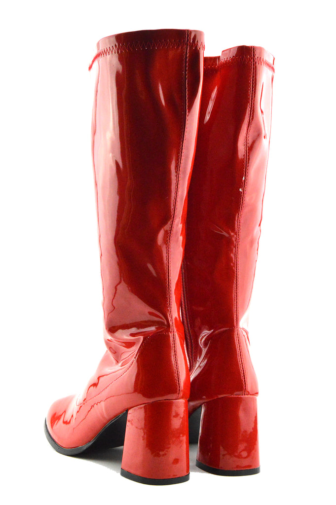 long boots red