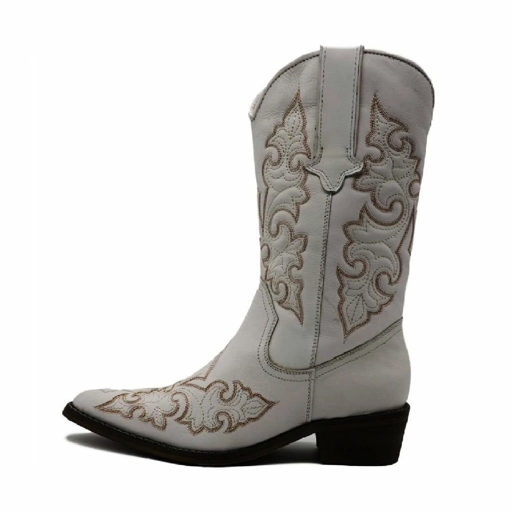 white cowboy boots womens