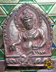 Amulette tibétaine du bouddha des richesses jambhalla.