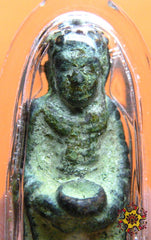 Amulette ancienne bouddha debout.