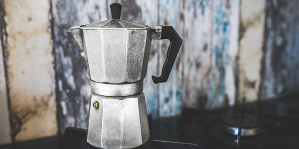 Moka pot with a 'Third Wave' eye