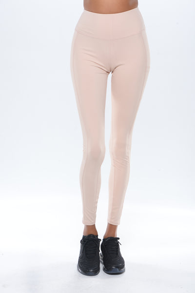 blush workout leggings