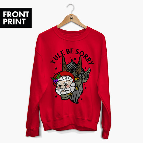 Krampus Alternative Christmas Jumper (front print)