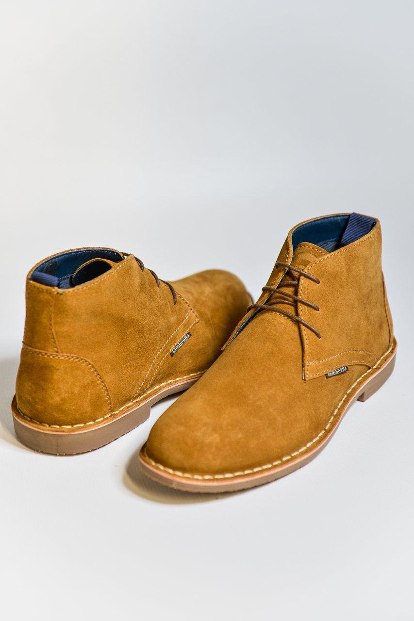 lambretta suede desert boots