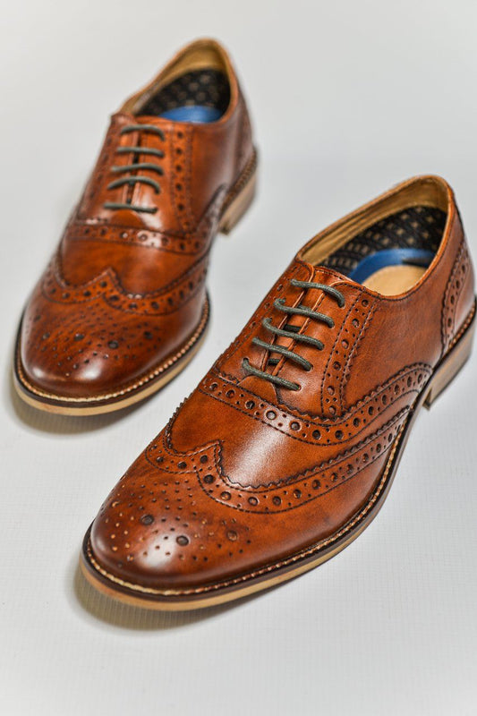 mens tan smart shoes