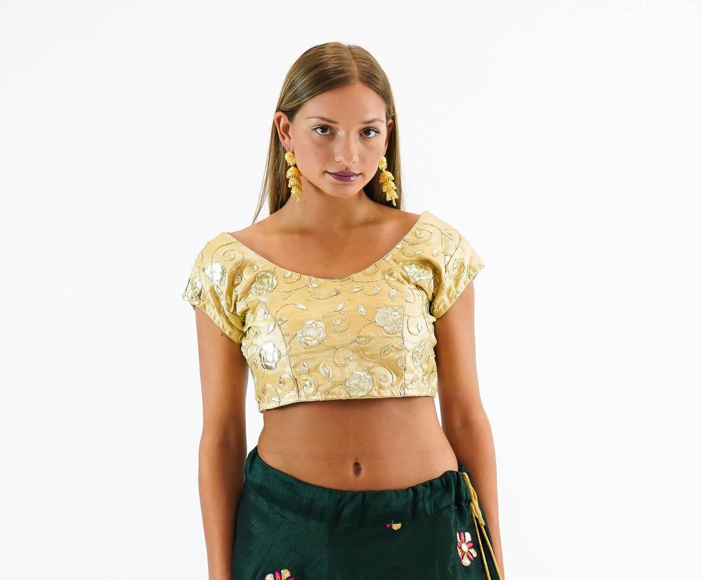 formal crop top