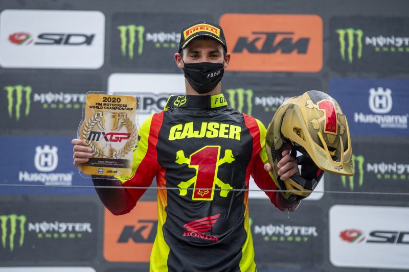 Gajser 2020 Championship Podium