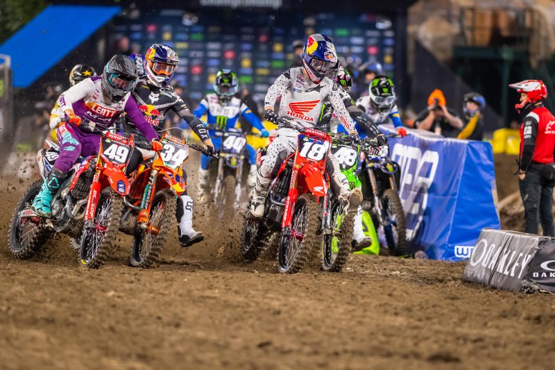 Jett Lawrence Wins 250 West AMA Supercross Opener at Anaheim 1