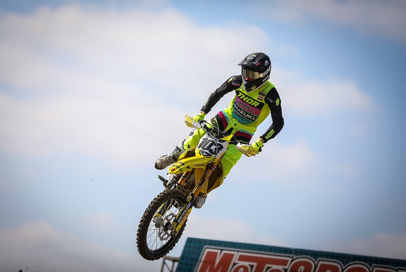 Max Anstie (#103) has a strong Moto#2 with 6th place