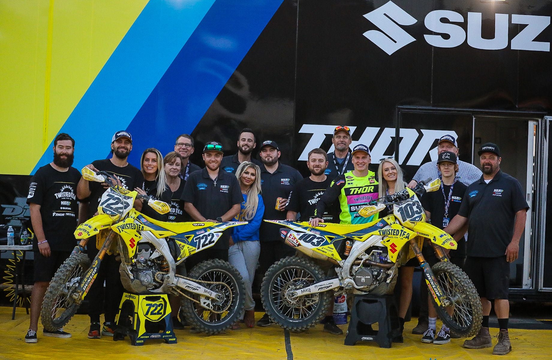 H.E.P. Motorsports Team Photo at Pala