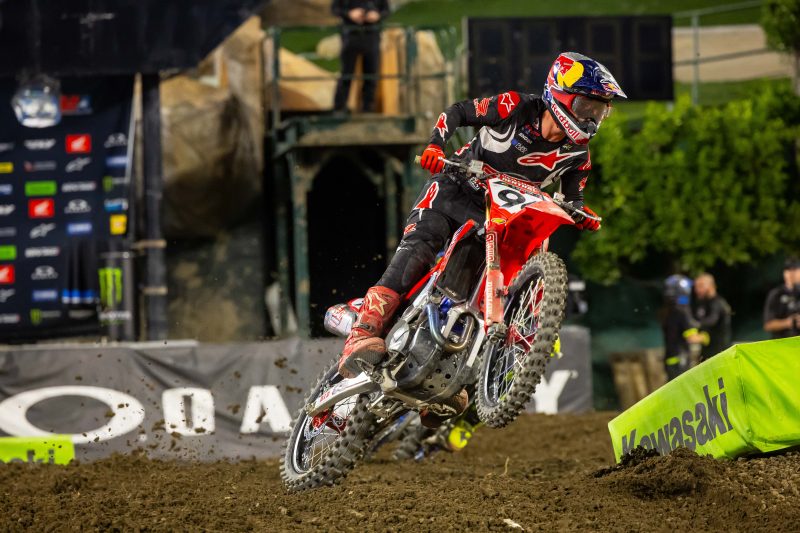 Team HRC Supercross 2024 Anaheim 2 Hunter Lawrence