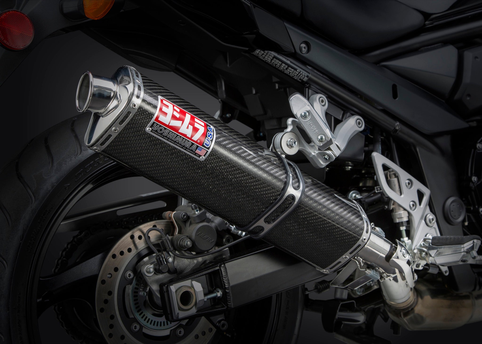 Yoshimura GSF / GSX1250FA 2007-16 TRS Slip-On Exhaust Carbon Muffler ...