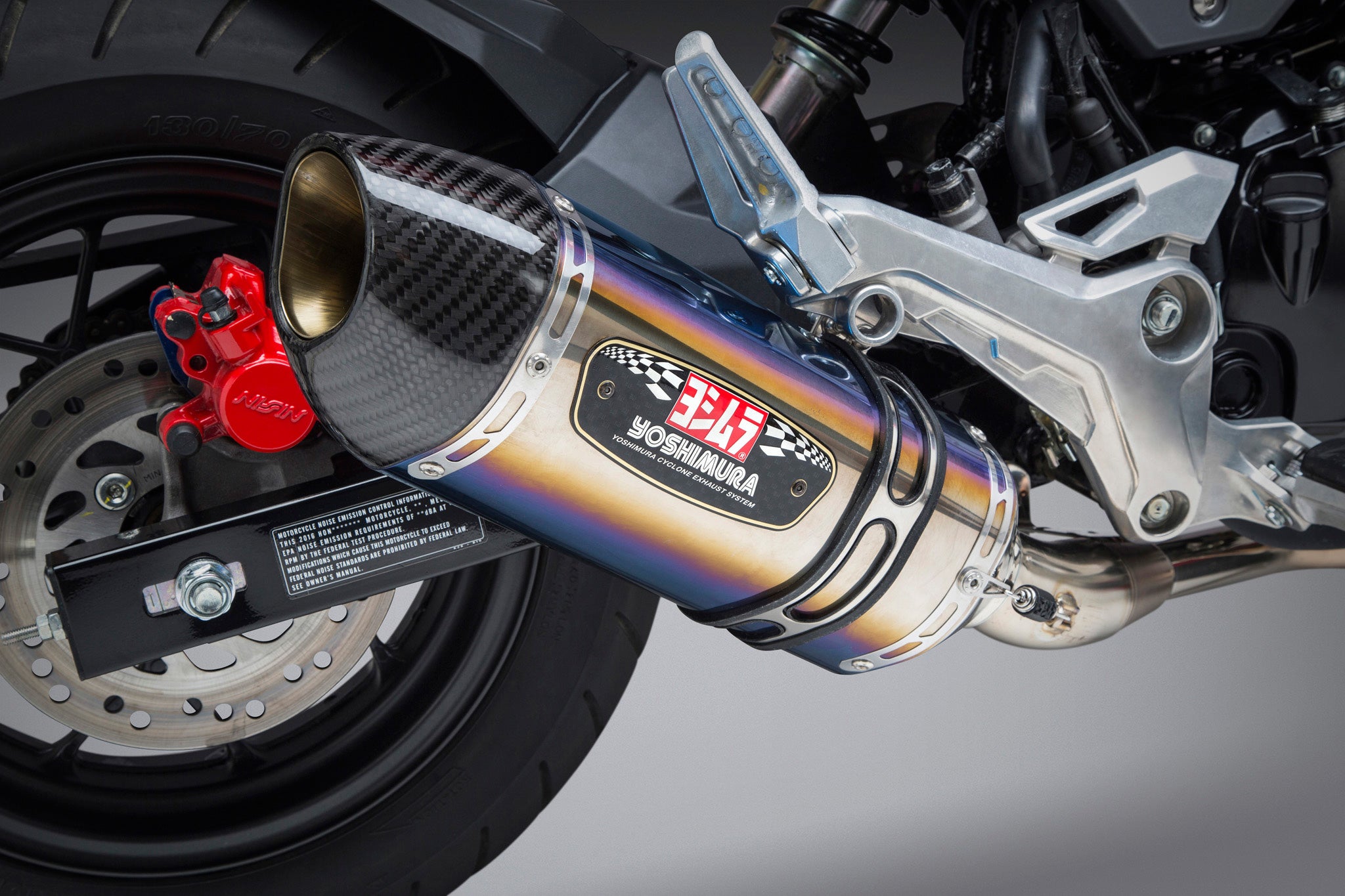 Yoshimura Grom 201720 R77 Stainless Exhaust Titanium Muffler U.S