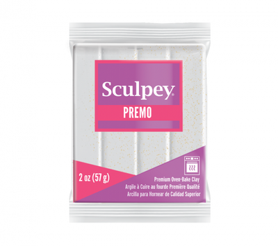 Premo Sculpey Clay - 57g - Frost White Glitter – JustResin International