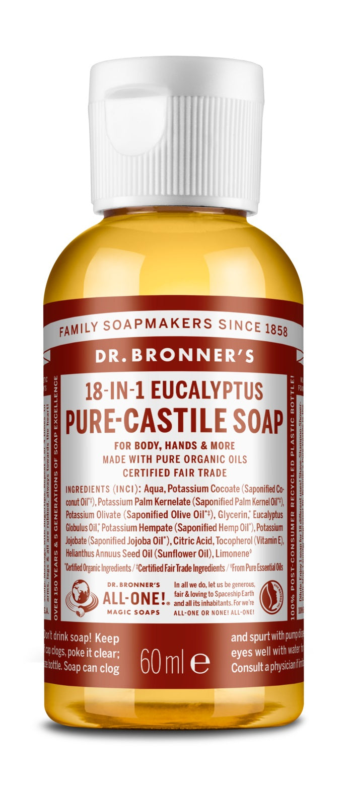 Eucalyptus - Vloeibare Zeep - Dr Bronners Nederland product image