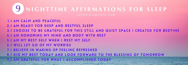 night-affirmations-list