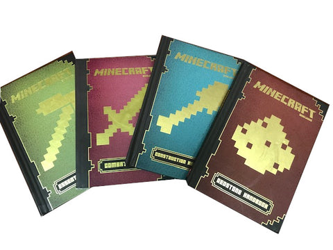 Minecraft Complete 4 book set essential handbooks