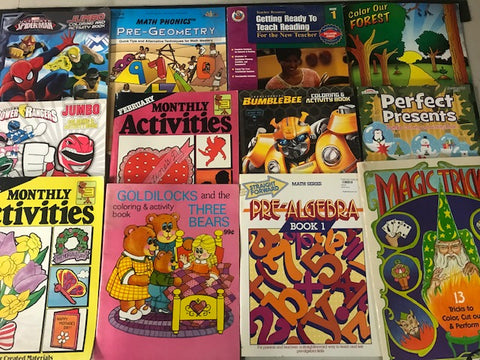 pre-owned activity books sold by the book bundler