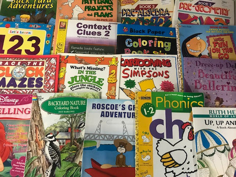 pre owned activity book box