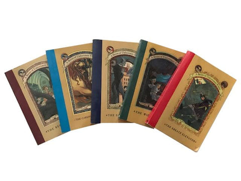 cheap children's chapter books a series of unfortunate events sold by the book bundler