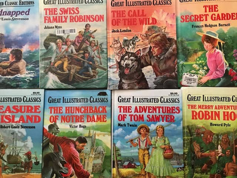 cheap kids illustrated classics chapter books sold by the book bundler
