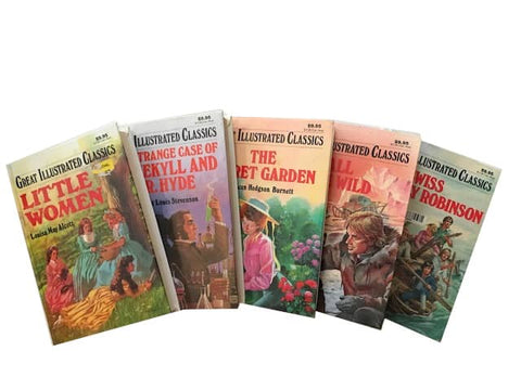 cheap kids illustrated classics chapter books sold by the book bundler
