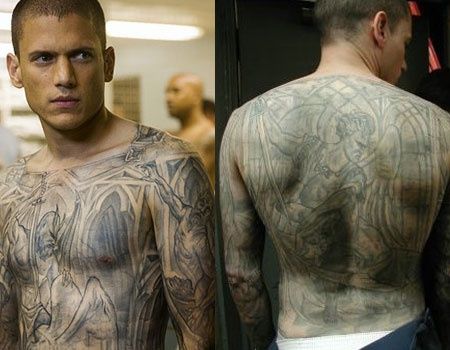 Michael Scofield's tattoo from the show Prison Break