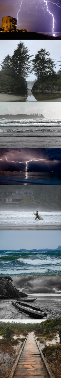 Tofino, BC in storm watch season is a great location for a private writing retreat for Canadian authors