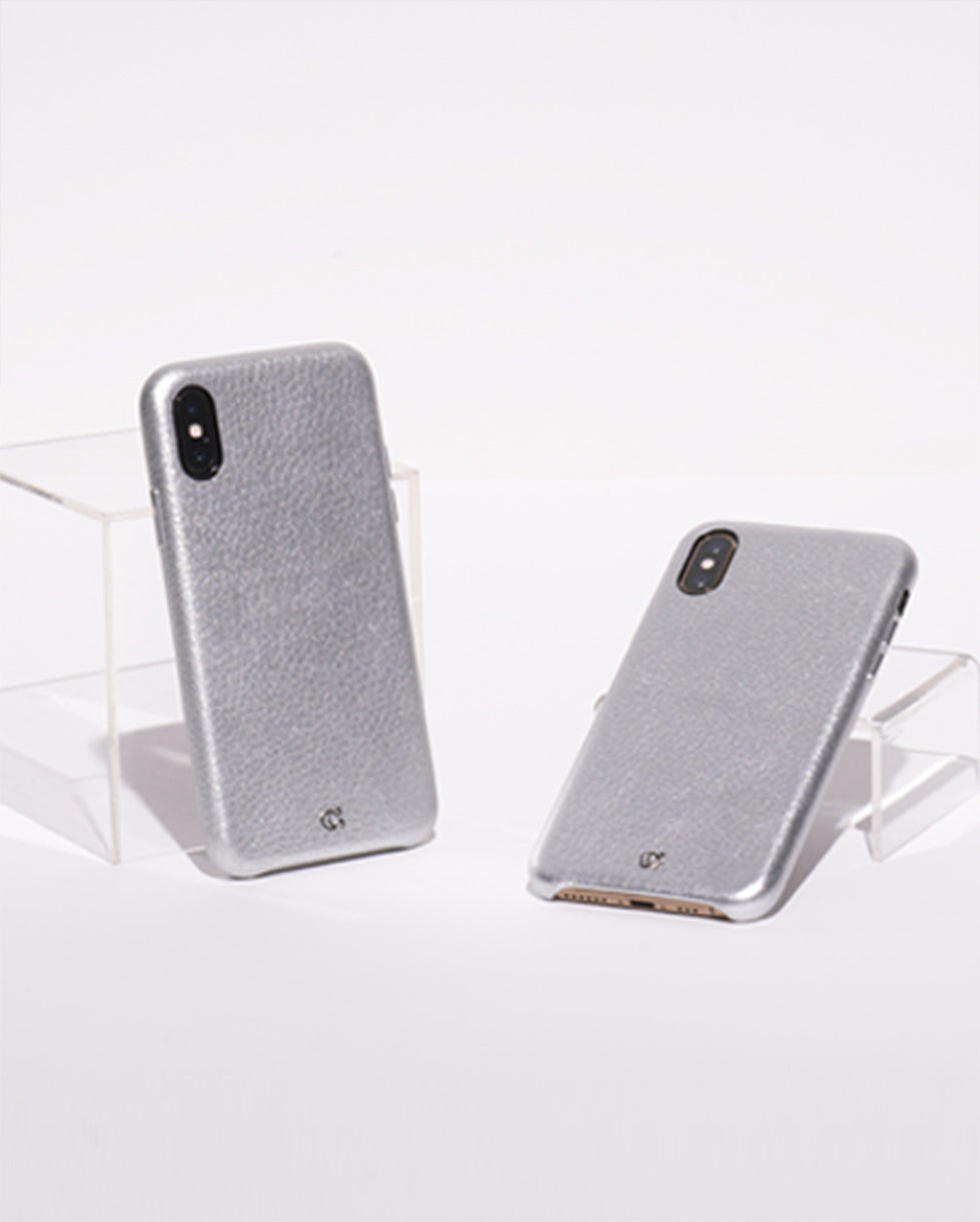 CYRILL | The Basics Edition | Pebbled Leather Metallic Silver