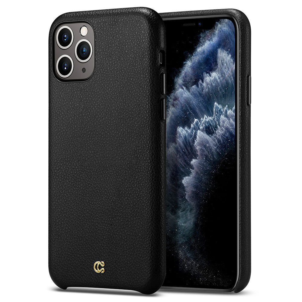 Pebbled Leather Black Iphone 11 Pro Cyrill
