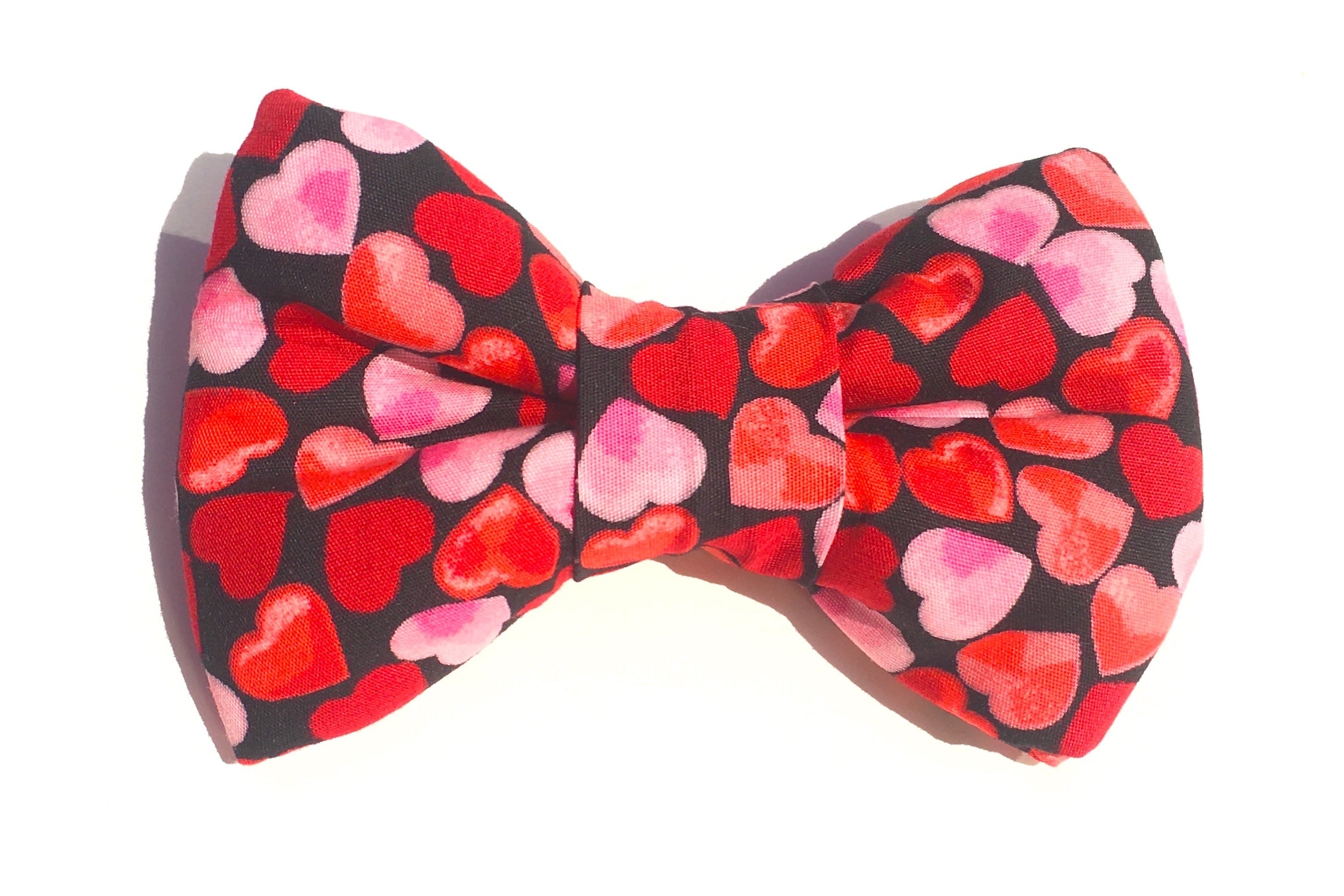 Valentines Dog Bowtie - Love Hearts – BlossomCo