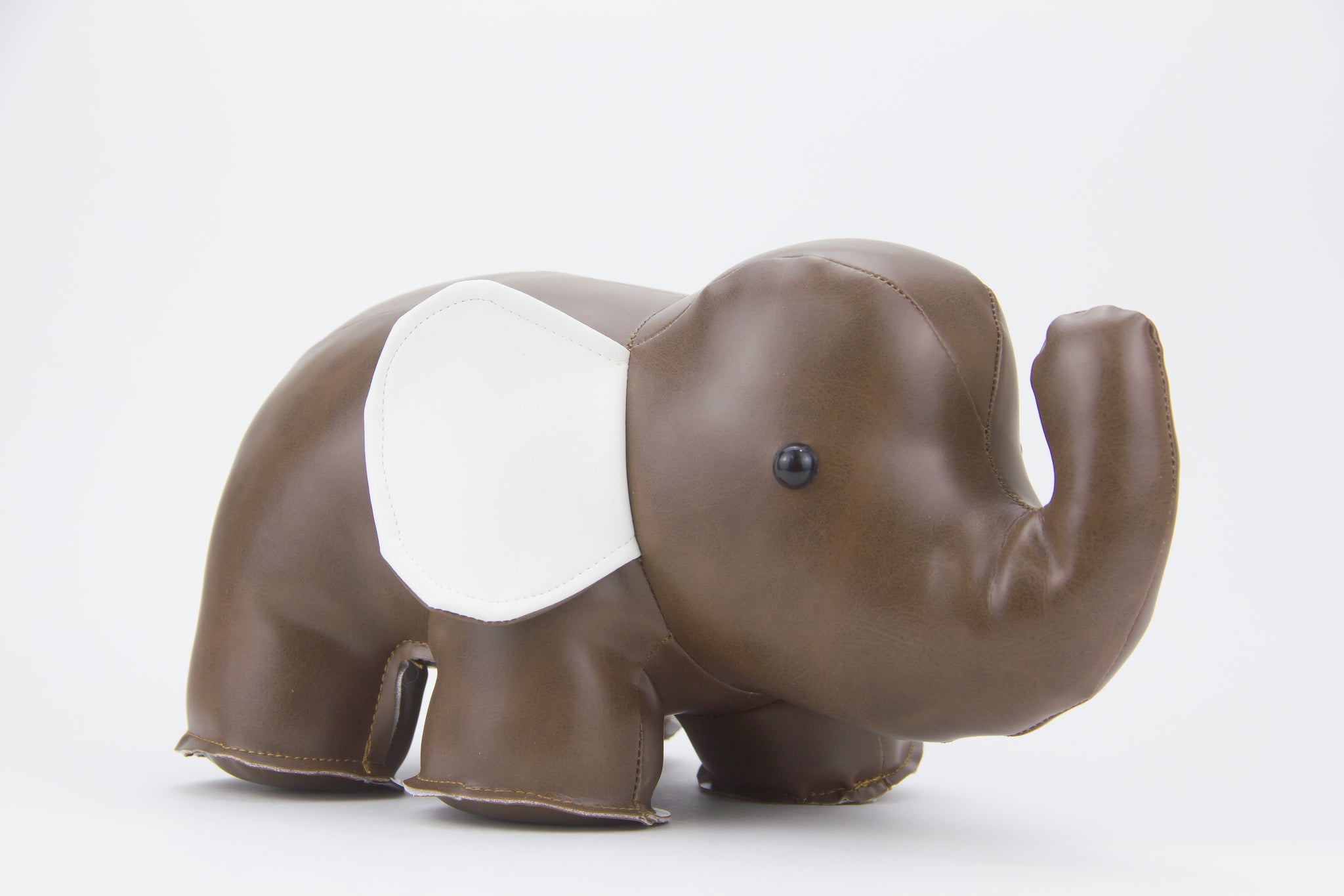 leather stuffed elephant