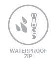 waterproof zippers