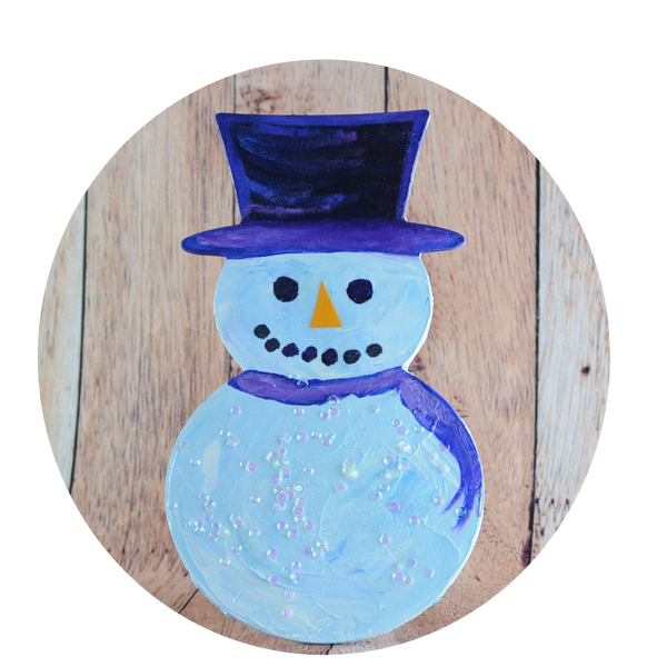Peinture de bonhomme de neige