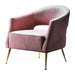 Dusty Pink Velvet Armchair by House of Flora