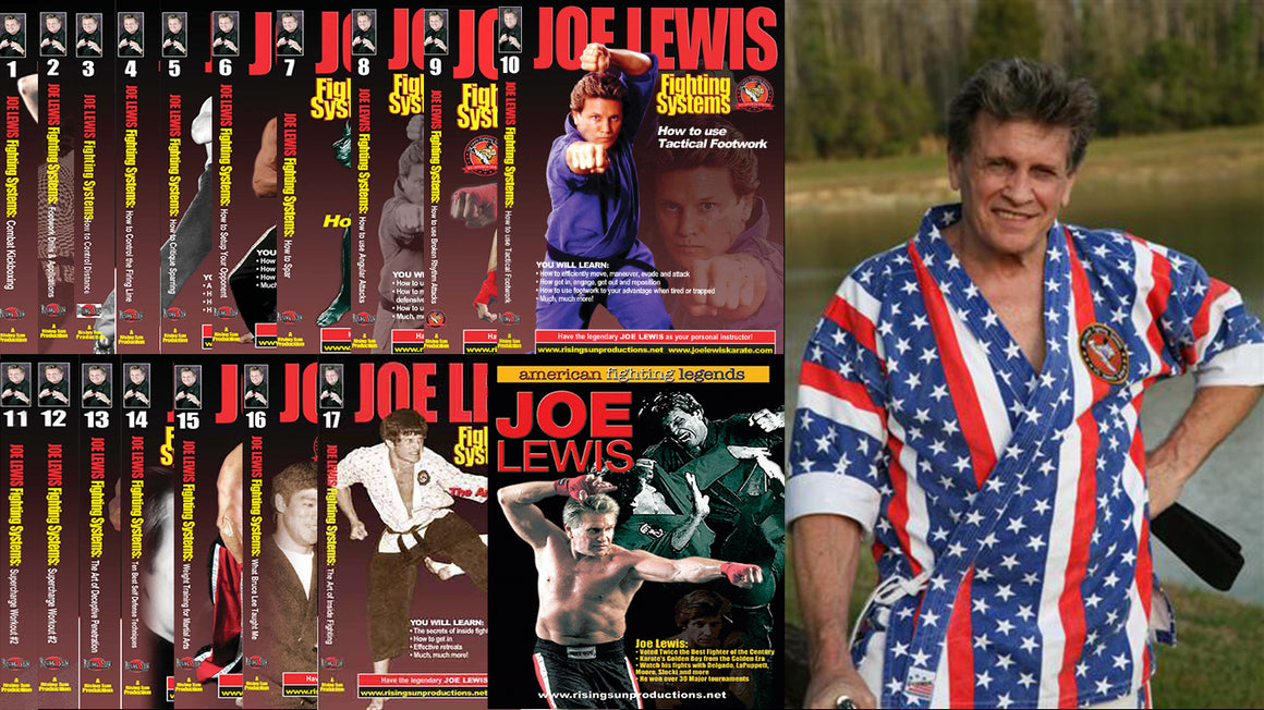 Joe Lewis Comprehensive American Karate Course 18 DVD Set – I&I Sports