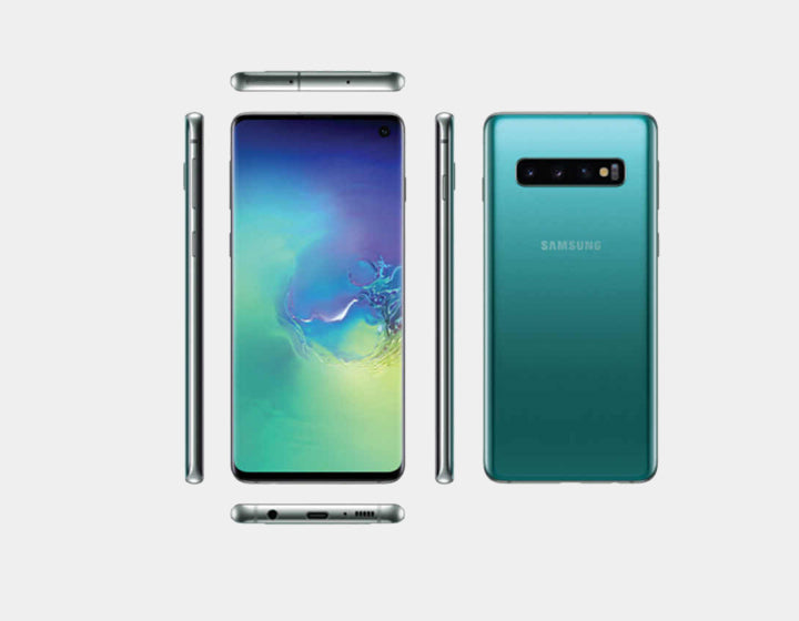 Samsung Galaxy S10 SM-G9730 128GB+8GB Dual SIM Factory Unlocked (Prism  Green)