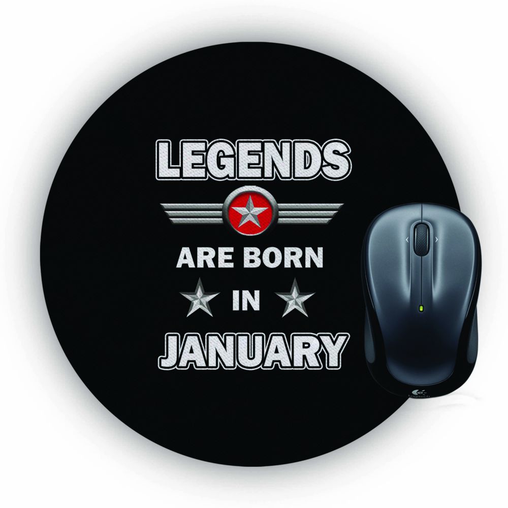 Buy Legends Customised Personalised Circle Mousepad In India