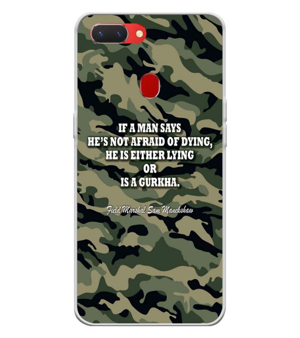 Buy Printed Indian Army Quote Designer Case For Oppo Realme 2 Pro Online In India Yubingo Yubingo Com