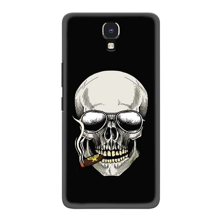 Smoking Skull Back Cover for Infinix Note 4