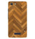 Wood Pattern Back Cover for Micromax Q372 Unite 3
