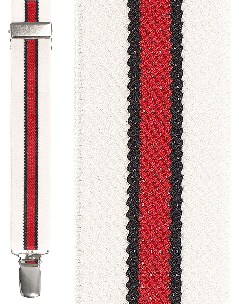 "Black & White Winston" Suspenders - ApronWarehouse product image