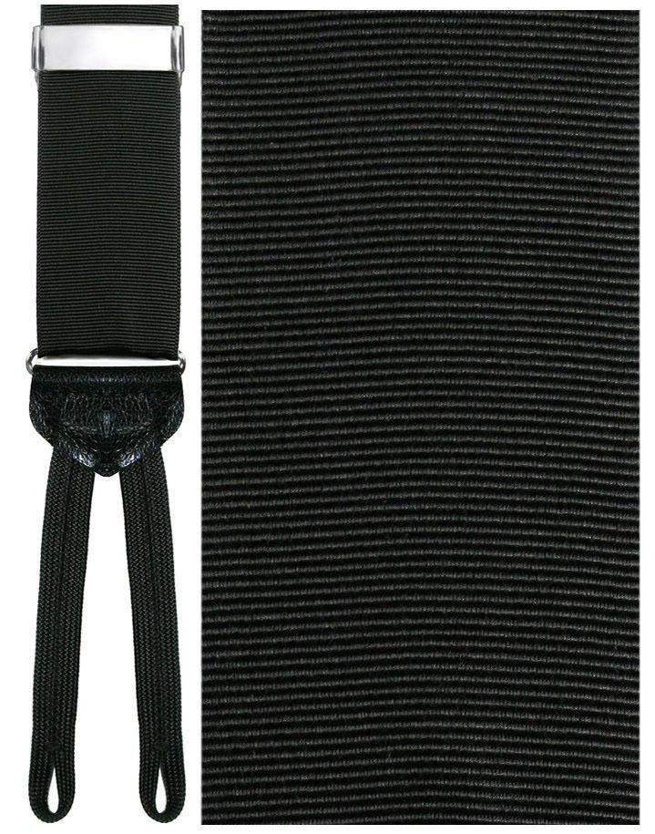 "Mantova" Black Suspenders - ApronWarehouse product image